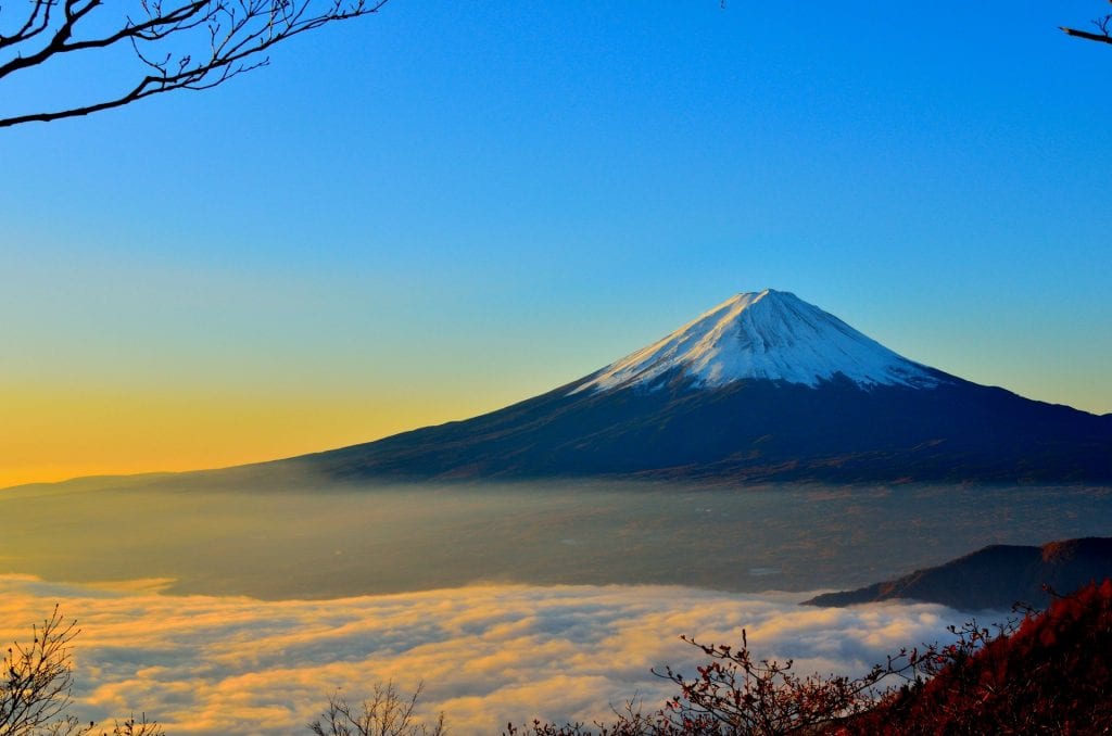 Mount Fuji at dawn
